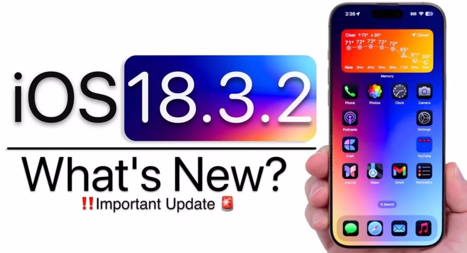 iOS 18.3.2 Update