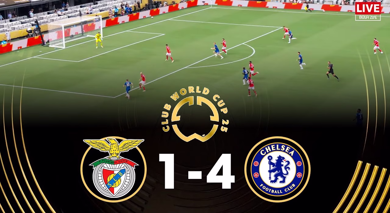Chelsea vs Benfica Club World Cup chaotic match DRONE