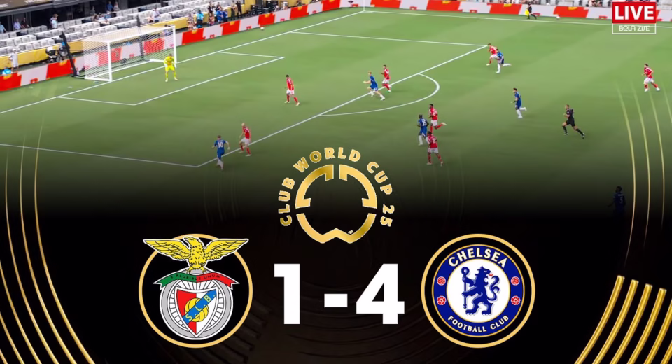 Chelsea vs Benfica Club World Cup chaotic match DRONE