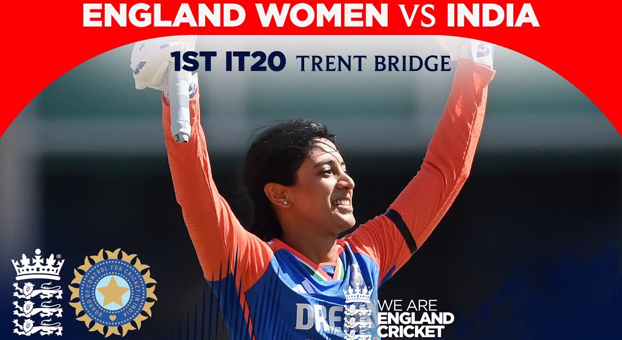 India women vs England women 1st T20I highlights DRONE