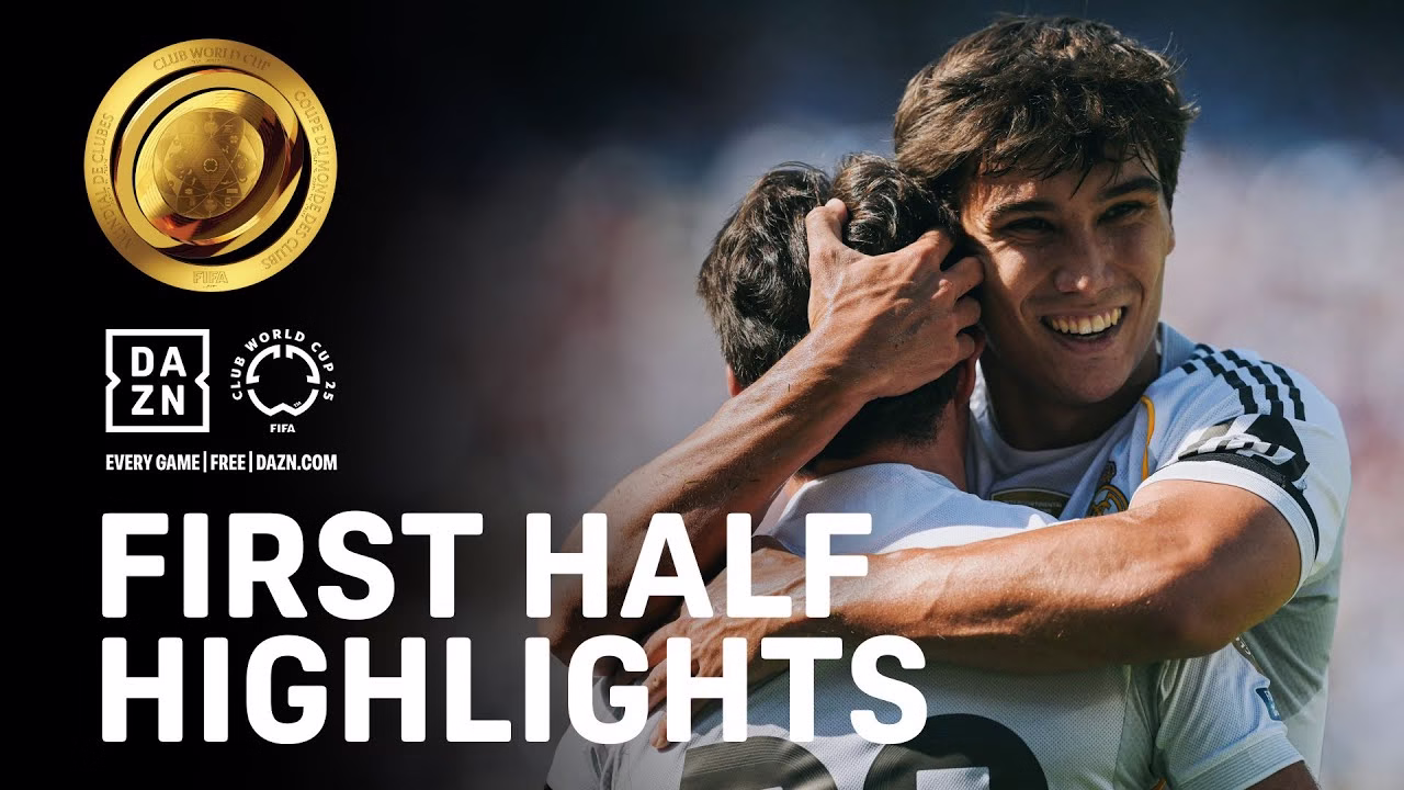 Real Madrid vs Dortmund Club World Cup highlights DRONE