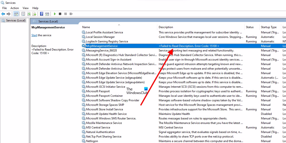 MCP tool execution failed error