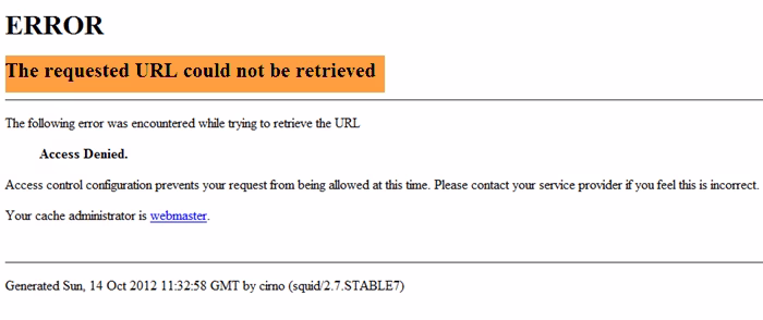 fix requested URL could not be retrieved error