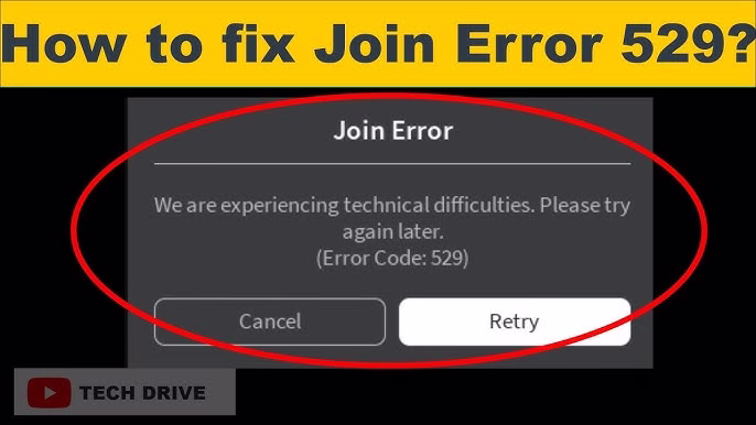 fix an error occurred please try again later