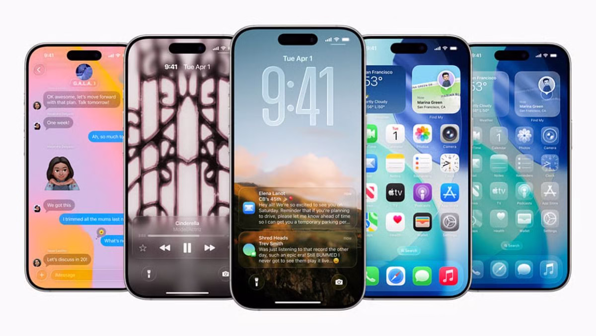apple liquid glass design reaction DRONE