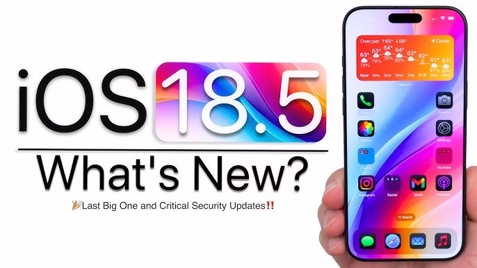 what's new in ios 18.5 update DRONE
