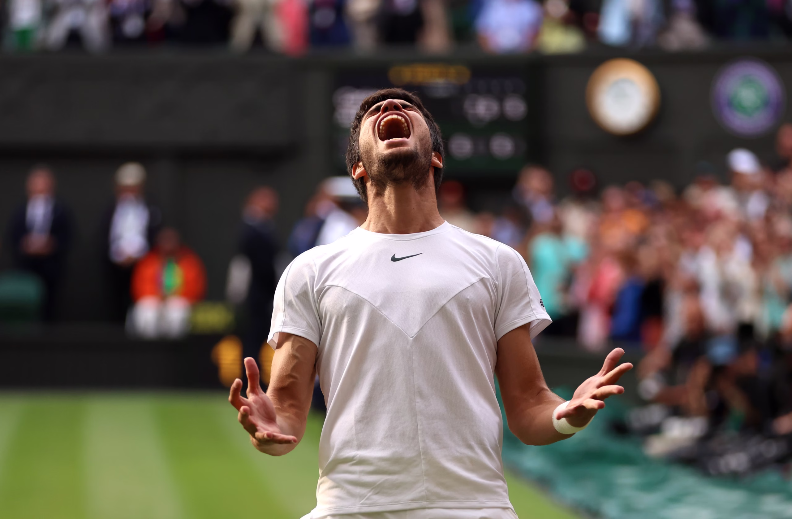 Carlos Alcaraz Wimbledon dominance DRONE