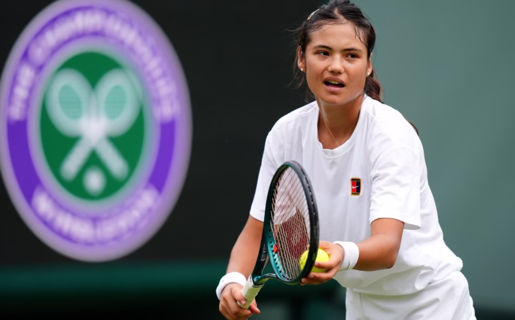 Emma Raducanu Wimbledon performance 2025 DRONE