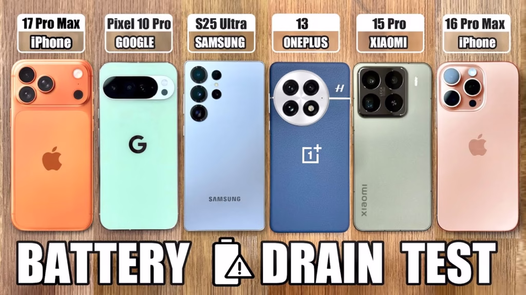 Xiaomi 17 Pro Max vs iPhone 17 Pro Max battery life
