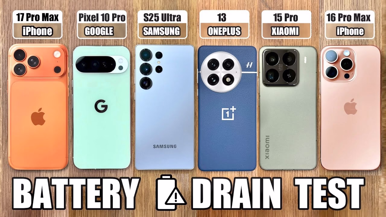 Xiaomi 17 Pro Max vs iPhone 17 Pro Max battery life
