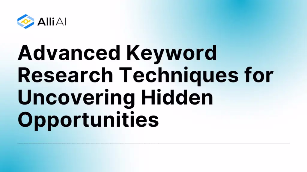 keyword research