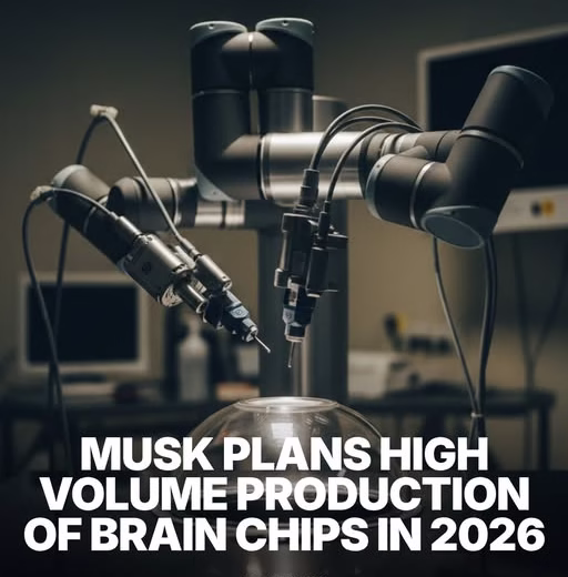 Neuralink high volume brain implants by 2026 Musk plan