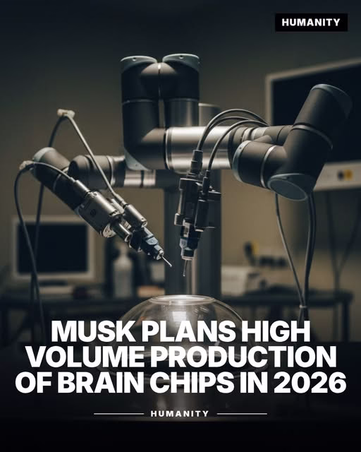 Neuralink high volume brain implants by 2026 Musk plan