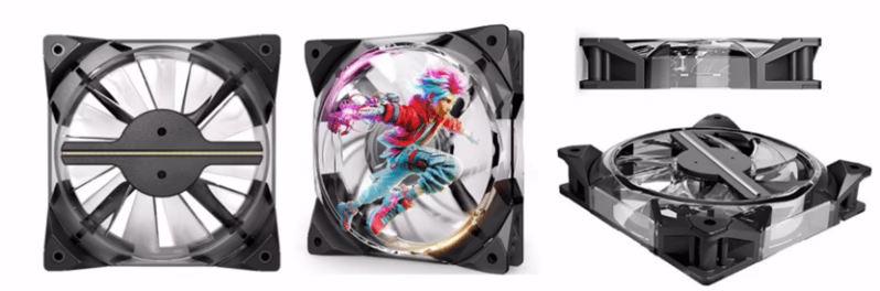 holographic fan pc system