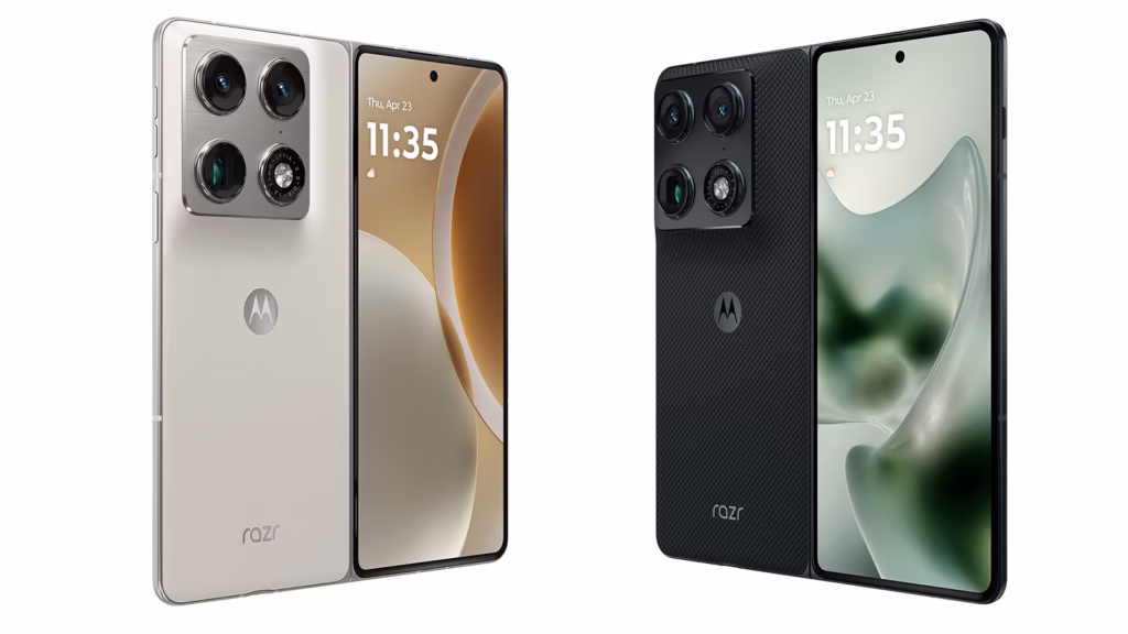 motorola razr fold book style