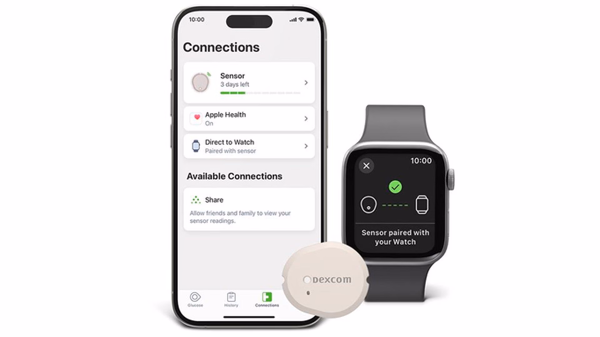 apple health+ wearable real-time blood glucose monitoring