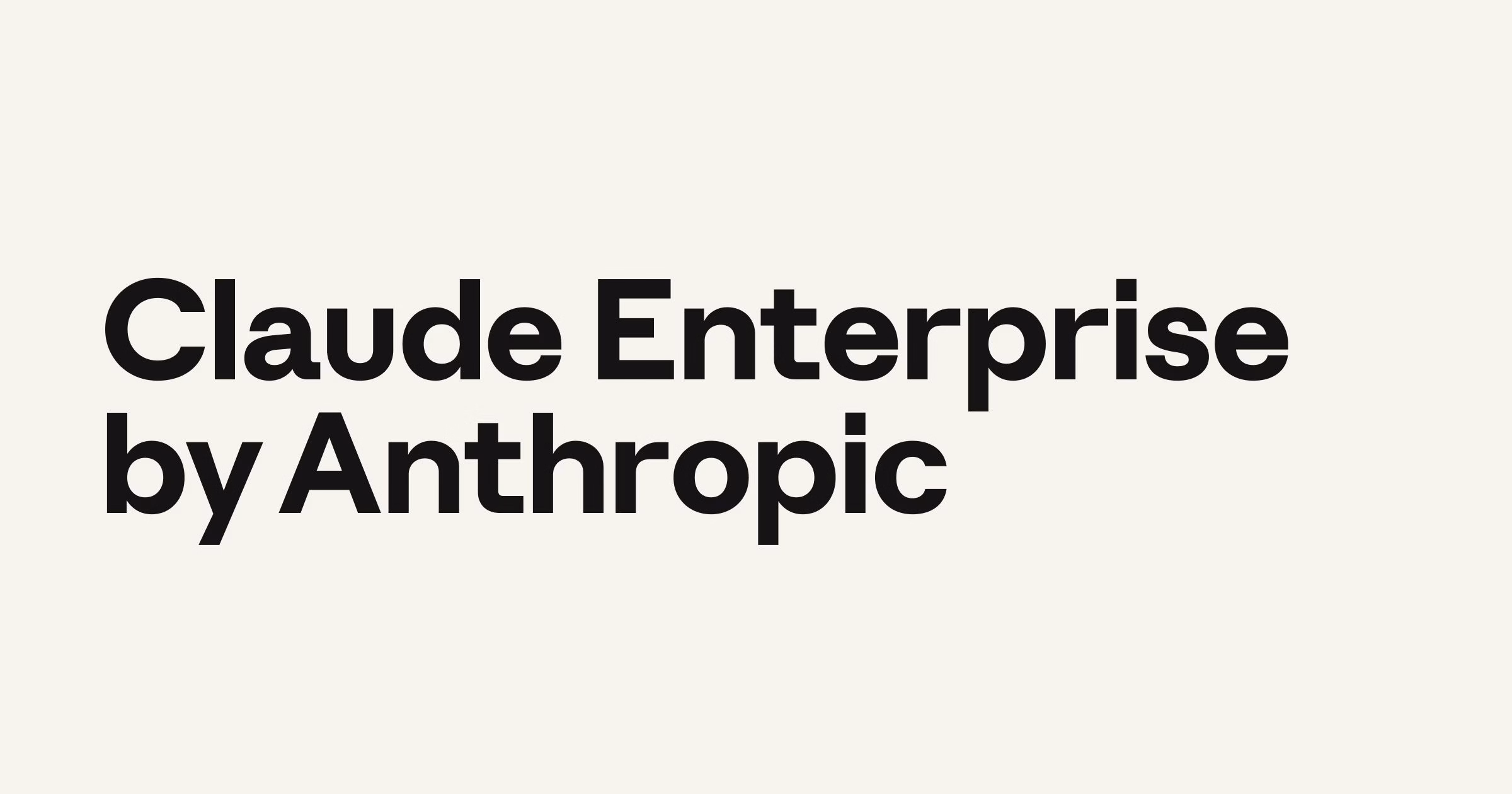 anthropic claude enterprise