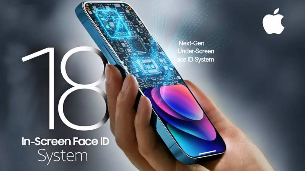 iphone 18 pro under display face id features